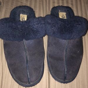 Navy UGG slippers
